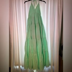 Express Maxi Mint Green Dress